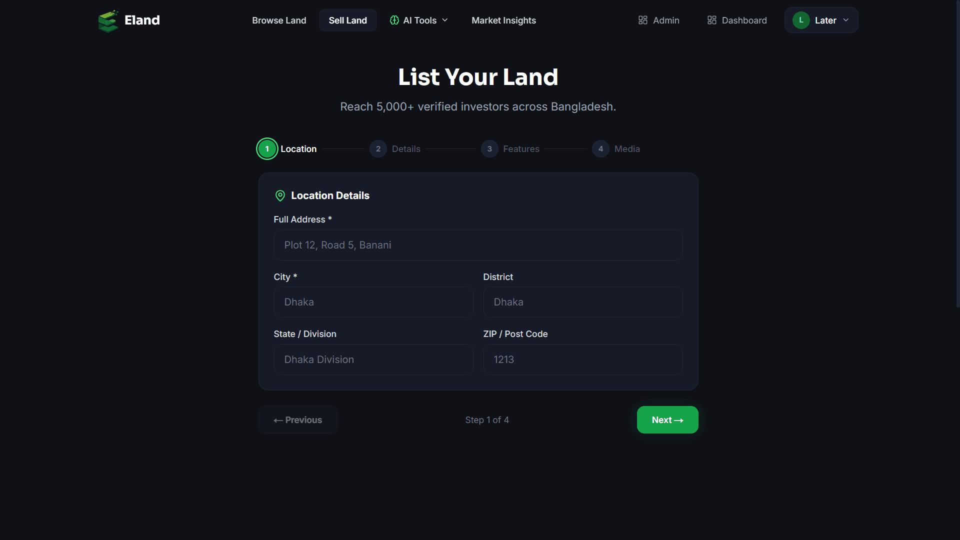 Eland screenshot 4
