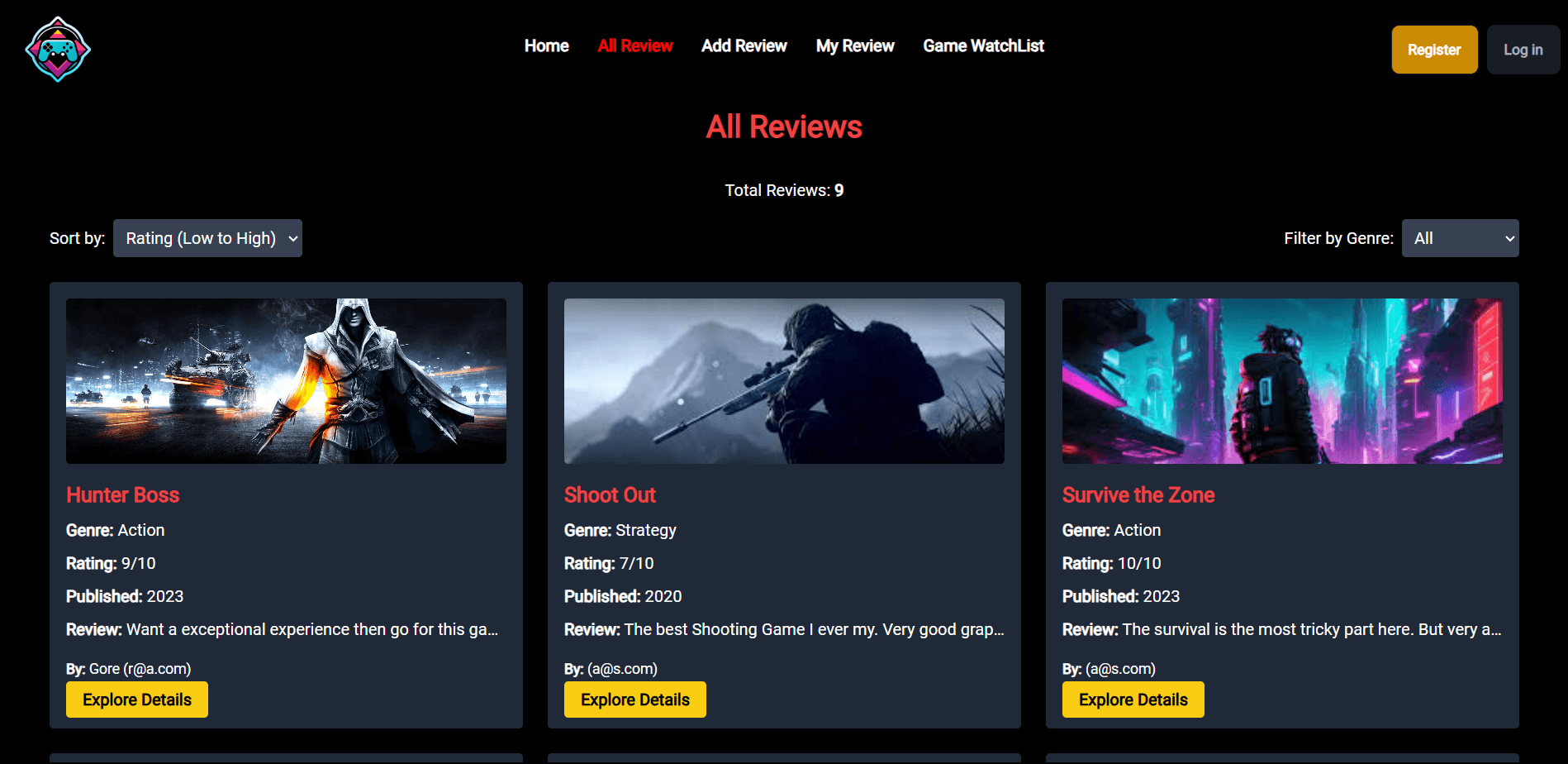 Game Critique screenshot 3